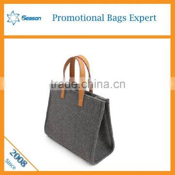 Wholesale wool felt hand bags women lady