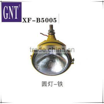 Excavator lighting parts iron 24V Round lamp