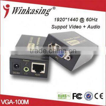 Manufacture VGA+Audio Extender 100m VGA Extender YJS-VGA100M