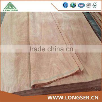 Cheap 1270*2520*0.26mm Red Gurjan Veneer