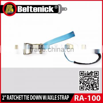 Beltenick RA-100 2" RATCHET TIE DOWN W/AXLE STRAP