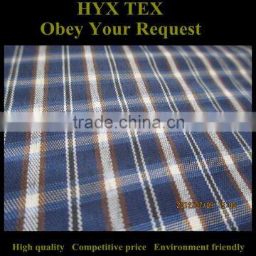 polyester check yarn dyed fabric