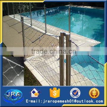 swimming pool fence mesh stainless steel wire rope mesh for swimming pool fence