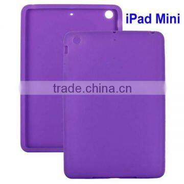 For ipad mini purple Gel silicon Case Rubber Skin Tpu Cover