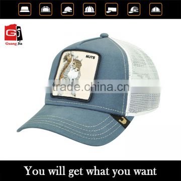 OEM/ODM Design 3D Embroidery Animal Logo Trucker Hat Plain Mesh Baseball Cap Wholesale                        
                                                                                Supplier's Choice