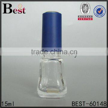 15ml nail polish remover glass bottle aluminum cap