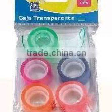 Opp adhesive stationery tape with dispenser in small packing