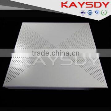 clip-in square aluminium suspended sheet,decorative false ceiling board perforated