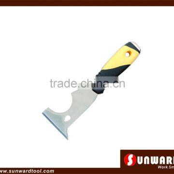 6IN1 Glazier EZ-GRIPTM Handle Putty Knife with Metal Cap