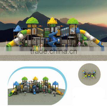 Heavy Duty Plastic Outdoor Playground with Big Slide