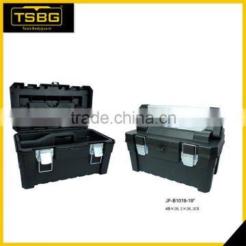 Wholesale products plastic boxes with wheels , aluminum handle tool box