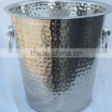 Stainless Steel Bucket Hammered