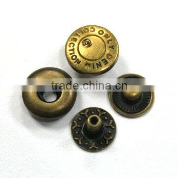 10mm pearl and rhinestone button