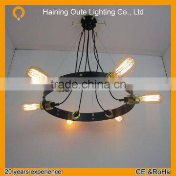 America hot sale Industrial Vintage Black white Kitchen Retro Ceiling lamp led pendant light