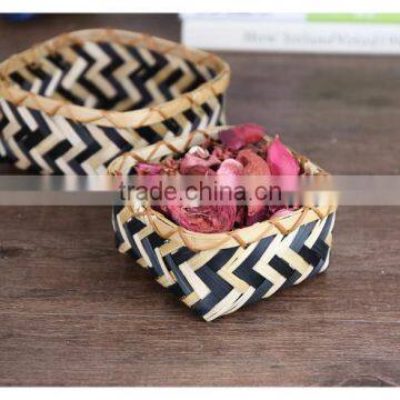 Bamboo Woven Mini Desk Storage Basket photo-4