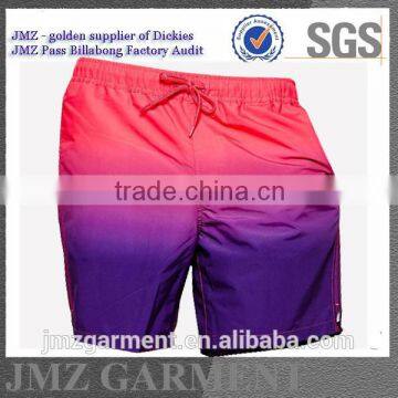 JMZ wholesale custom OEM polyester beach shorts swimwear for youth boys own design clothing new products 2015 low moq Alibaba