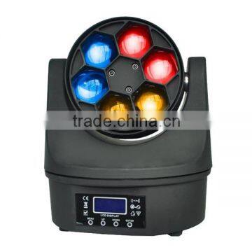 best price Wash Moving Head Osram 6PCS 30W RGBW 4in1 LED Bee Eye Disco Light