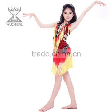 red children latin dance dress (ET010)