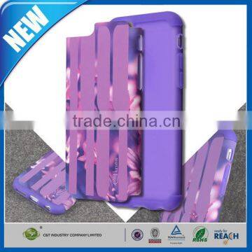 C&T New Arrival Noble Carzy Sublimation Printing Cover Cases 2 in 1 for Iphone 6