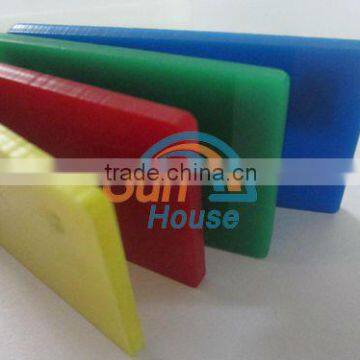 colored customized size acrylic fabric sheet