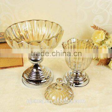 cheap modern decorative crystal fruit plate /glass plate for home decoration