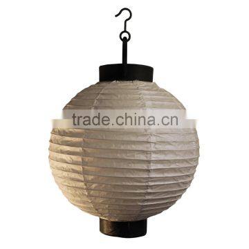 Wholesales Paper Round White Hanging Hurricane Lantern