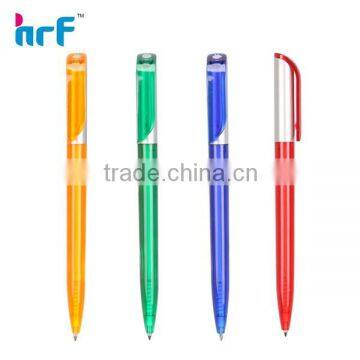 Elegant plastic rotation ball-point pen