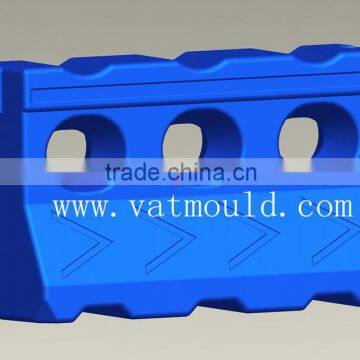 Blow Moulding Traffic Plastic Barrier,blow Moulded HDPE Road Barrier Blow Mould photo-4