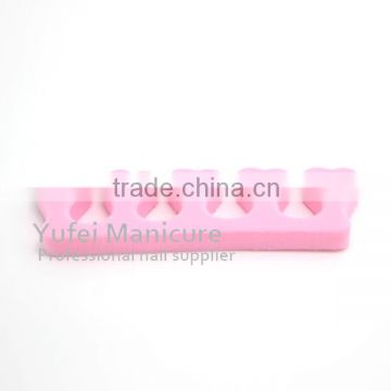 Good quality pink eva toe seperator for nail art