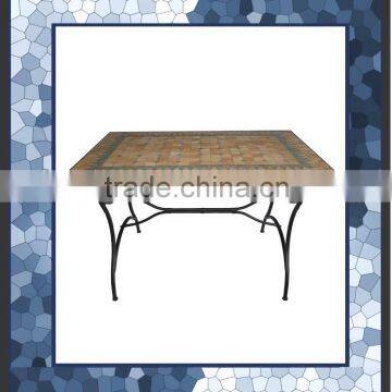 mosaic round dining table