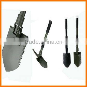 lightweight spades Full black iron piece double plastic covers hot sell mini garden tool USA