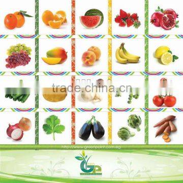 Fresh Fruits and Vegetables