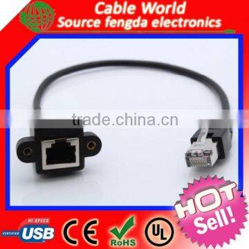 RJ45 Male Plug to Female M/F CAT5E LAN Ethernet Adapter Network Cable Extension Cable