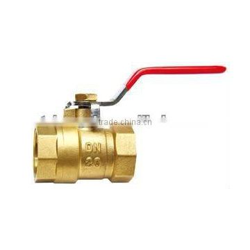 brass ball valve with iron handle ,PTFE ring