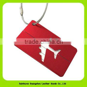 16030 Custom Braned Teco-friendly Travel Hotel Gifts Brown Leather Airport Luggage Tag photo-4