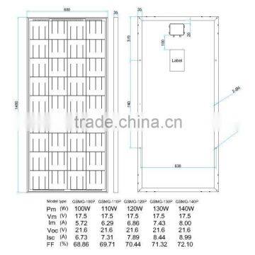 price per watt polycrystalline silicon solar panel