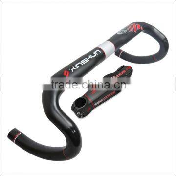 2016 Xinshun Mountain Bikes Carbon Handlebar Mtb Road Bike Accessories Bicycle Parts Grips With Stem BH2212 photo-5