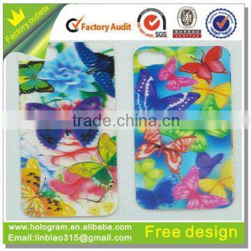 Customized 3D hologram card , colorful security anti-fake 3D hologram card printing