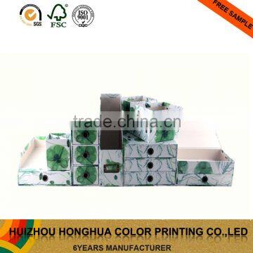 Hot sale handmade file decoration office stationery packaging paper box