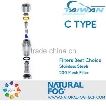 Green House Climate Control Flower Growing Nickel Brass Mist Fog Nozzle photo-2