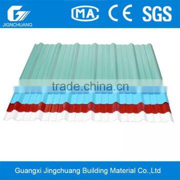 highly quality fire-resistant two layer pvc roofing tile,two layer color roofing sheet