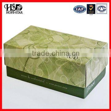 wholesles custom printed shoe box for traditional shoe box