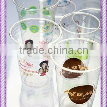 JIAYOU colour printed plastic beverage cup