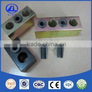 Post Tension 12.7mm Strand Flat Slab Wedge Block