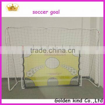 Football sports tool one shooting hole pop up soccer goal