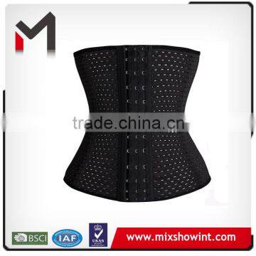 Slimming waist trainer latex waist cincher