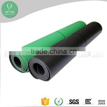 Eco-Friendly Biodegradable Non Slip Sublimation Black Natural Rubber Yoga Mat