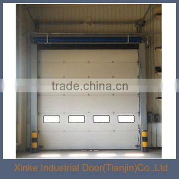 Warehouse Fire-rated Color Steel Panel Sectional Industrial Vertical Lift Doors SLD-024