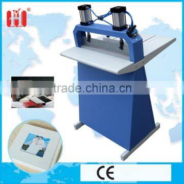 Three lines pneumatic Creasing machine for photo book ,advertisement (YH-A)