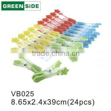 VB025 Clip Hanger Matched Plastic Clothespins photo-2